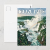 Carte Postale Chutes d'Iguazu (Devant / Derrière)