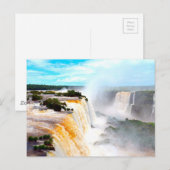Carte Postale Chutes d'Iguazu 4 (Devant / Derrière)
