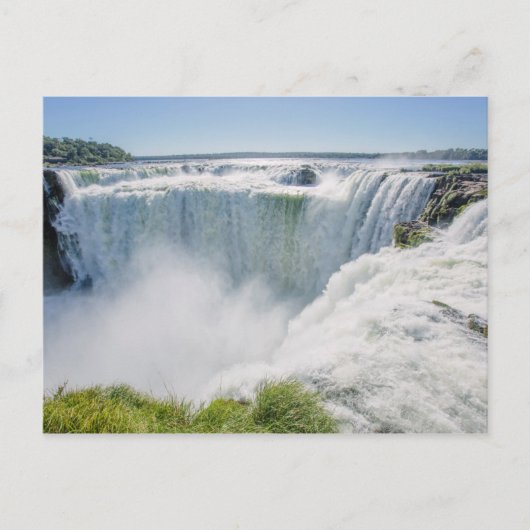 Carte Postale Chutes D'Iguazu, Throat Du Diable, Argentine (Devant)