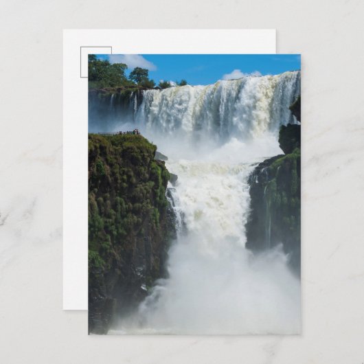 Carte Postale Chutes d'Iguazu, verticale (Devant / Derrière)