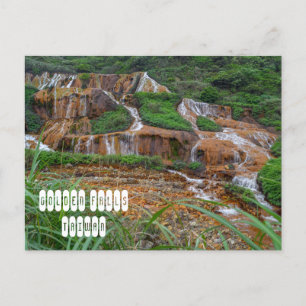 Carte Postale Chutes d'or à Taïwan