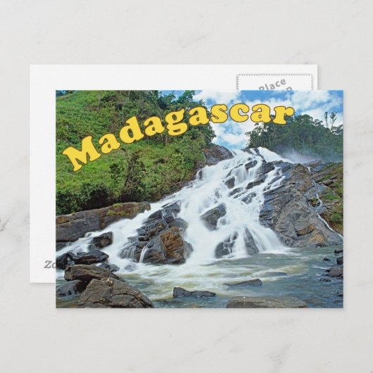 Carte Postale Chutes du Koma (Devant / Derrière)