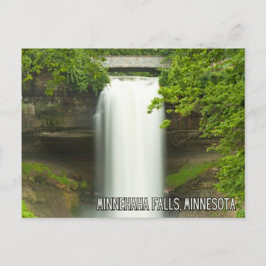 Carte Postale Chutes du Minnehaha, Minnesota (Devant)