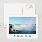 Carte Postale Chutes du Niagara (Devant / Derrière)