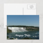 Carte Postale chutes du Niagara (Devant / Derrière)