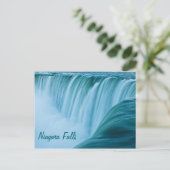 Carte Postale Chutes du Niagara avec le texte (Debout devant)