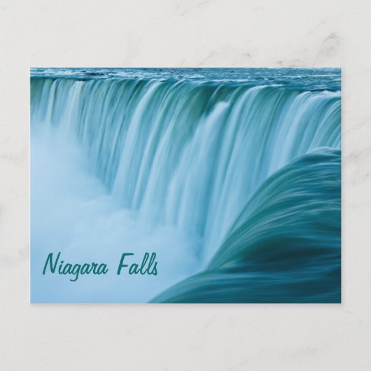 Carte Postale Chutes du Niagara avec le texte (Devant)