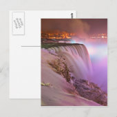 Carte Postale Chutes du Niagara en hiver de Prospect Point (Devant / Derrière)