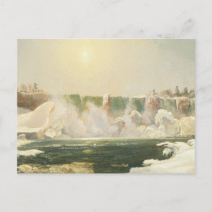 Carte Postale Chutes du Niagara en hiver par Jasper Francis Crop