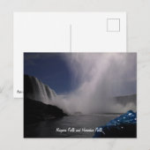 Carte Postale Chutes du Niagara et Chutes du fer à cheval (Devant / Derrière)