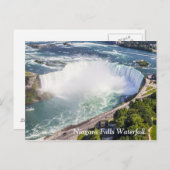 Carte Postale Chutes du Niagara Horseshoe Canada (Devant / Derrière)