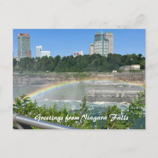 Carte Postale Chutes du Niagara NY Arc-en-ciel