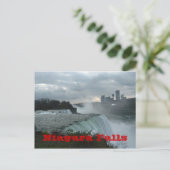 Carte Postale Chutes du Niagara (texte) (Debout devant)