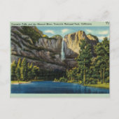 Carte Postale Chutes du parc Yosemite (Devant)