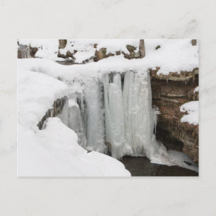 Carte Postale Chutes Dundee en hiver, Ohio