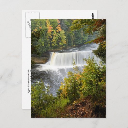 Carte Postale Chutes d'Upper Tahquamenon (Devant / Derrière)