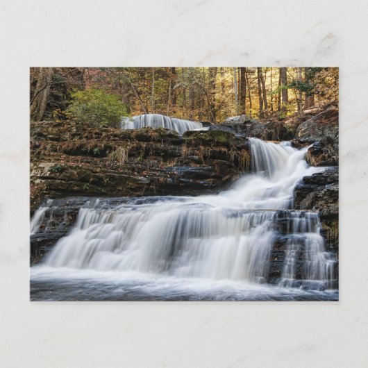 Carte Postale Chutes d'usine dans le Poconos (Devant)