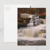 Carte Postale Chutes d'usine dans les Poconos de Pennsylvanie (Devant / Derrière)