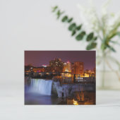 Carte Postale Chutes élevées dans le centre-ville de Rochester N (Debout devant)