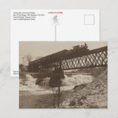 Carte Postale Chutes Gookin Et Pont Ferroviaire (Devant / Derrière)