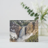 Carte Postale Chutes inférieures du Yellowstone (Debout devant)