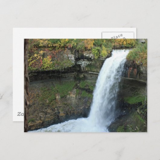 Carte Postale Chutes Minnehaha (Devant / Derrière)