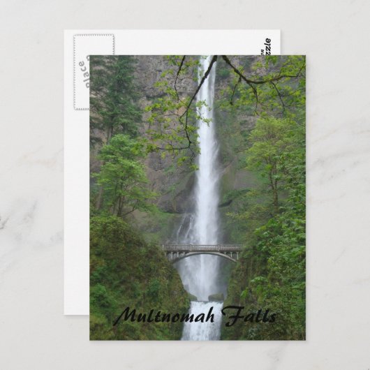 Carte Postale Chutes Multnomah (Devant / Derrière)