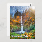 Carte Postale Chutes Multnomah, Columbia River Gorge, Oregon (Devant / Derrière)