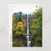 Carte Postale Chutes Multnomah, Columbia River Gorge, Oregon (Devant / Derrière)