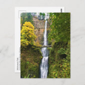 Carte Postale Chutes Multnomah, Columbia River Gorge, Oregon (Devant / Derrière)