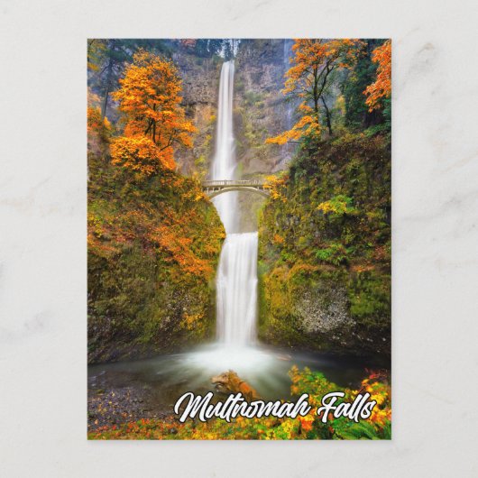 Carte Postale Chutes Multnomah, Columbia River Gorge, Oregon (Devant)
