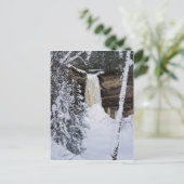 Carte Postale Chutes Munising En Hiver (Debout devant)