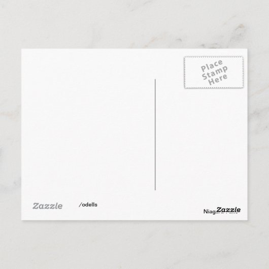 Carte Postale Chutes Niagara (Dos)