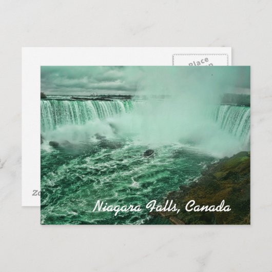 Carte Postale Chutes Niagara (Devant / Derrière)