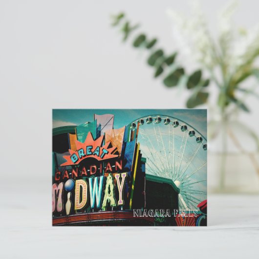 Carte Postale Chutes Niagara (Debout devant)