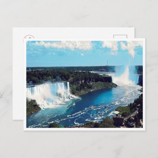 Carte Postale CHUTES NIAGARA - voir (Devant / Derrière)