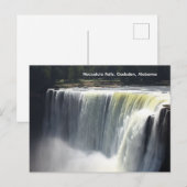 Carte Postale Chutes Noccalula, Gadsden, Alabama (Devant / Derrière)