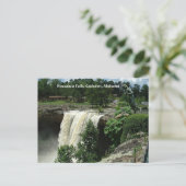 Carte Postale Chutes Noccalula, Gadsden, Alabama (Debout devant)