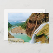 Carte Postale Chutes Pinsal à Père Noël Maria, Ilocos Sur (Devant / Derrière)