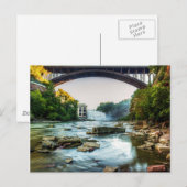 Carte Postale Chutes sous le pont (Devant / Derrière)