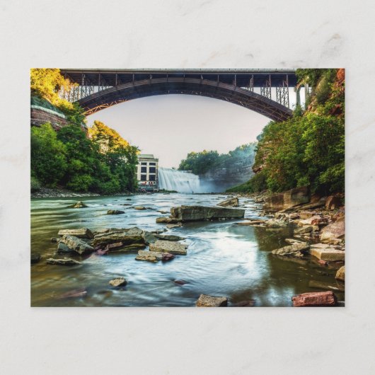 Carte Postale Chutes sous le pont (Devant)