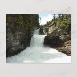 Carte Postale Chutes St. Mary I dans le parc national de Glacier