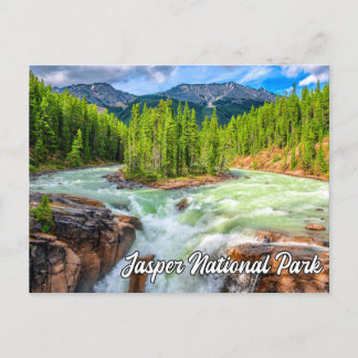 Carte Postale Chutes Sunwapta, Parc national Jasper