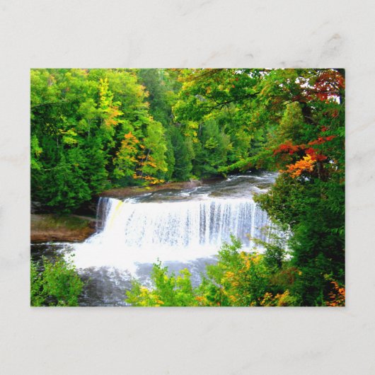 Carte Postale Chutes Tahquamenon de la péninsule supérieure (Devant)