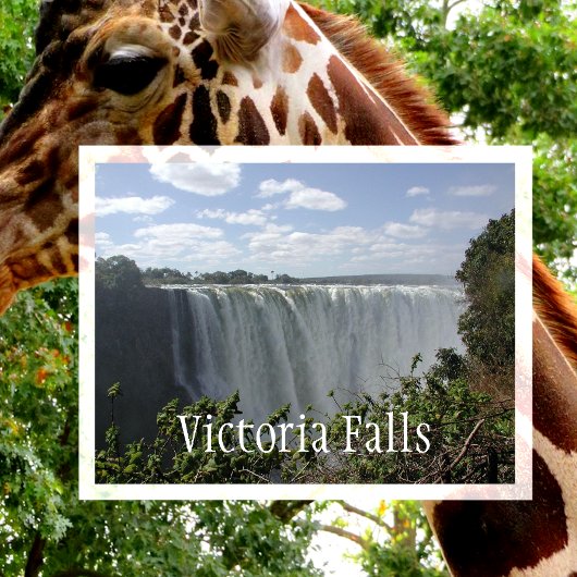 Carte Postale Chutes Victoria, Zambie, Zimbabwe