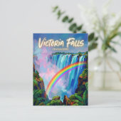 Carte Postale Chutes Victoria Zimbabwe (Debout devant)