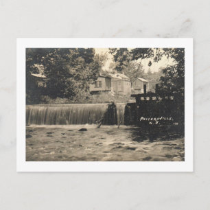 Carte Postale Chutes Vue de Pottersville, NJ 1909 Vintage