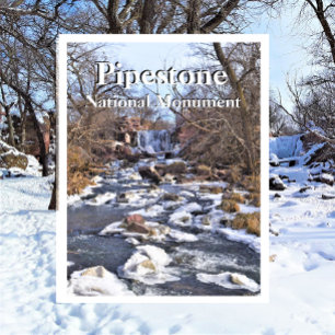Carte Postale Chutes Winnewissa, Pipestone Monument National Po