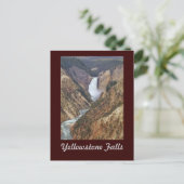 Carte Postale Chutes Yellowstone (Debout devant)