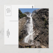 Carte Postale Chutes Yosemite (Devant / Derrière)